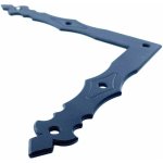 Domax Rohovník ozdobný NAD 150x150x25x2.5mm, černý – Hledejceny.cz