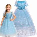 PŘEVLEK ELZA ELSA PRINCEZNA LEDOVÉ KRÁLOVSTVÍ NA PLES – Zboží Dáma