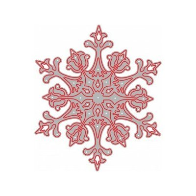 Wiler Vyřezávací šablona Sněhová vločka 1ks – Sleviste.cz