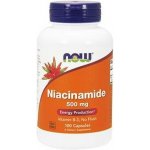 Now Foods Niacin Niacinamide 500 mg 100 kapslí – Hledejceny.cz