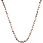 Hot Diamonds Stříbrný řetízek Emozioni Silver and Rose Gold Bead CH019 – Zbozi.Blesk.cz