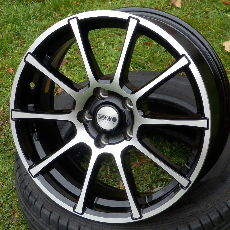 Tekno TN10 6,5x15 5x112 ET35 black polished