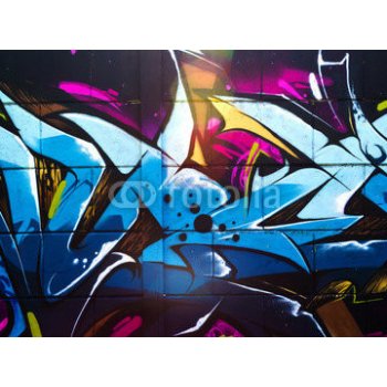 WEBLUX 72781235 Fototapeta vliesová Street art graffiti Pouliční umění graffiti 270 x 200 cm