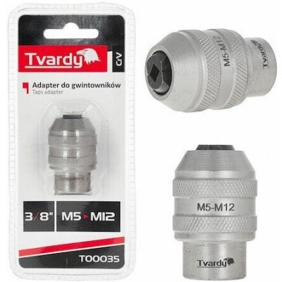 Adaptér pro závitníky M5–M12, 3/8", CrV - TVARDY – Hledejceny.cz