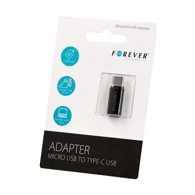 Redukce Forever microUSB > USB-C – Zboží Živě