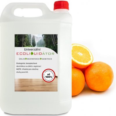 Ecoliquid ECOLIQUIDÁTOR univerzální čistící a dezinfekční prostředek 5 l – Zboží Dáma
