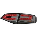 Audi A4 B8 8K Lim. 07+ Zadní čirá světla kouřová LED – Hledejceny.cz