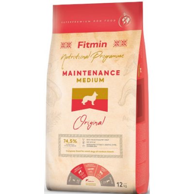 Fitmin dog medium maintenance 3 x 12 kg – Zboží Mobilmania