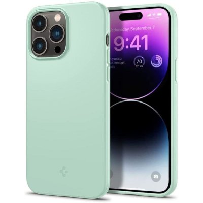 Pouzdro Spigen Thin Fit iPhone 14 Pro mentolový