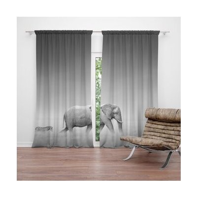 Sablio Závěs Slon a zebra: 2ks 140x250cm – Hledejceny.cz