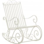 Design-Shop Kovové houpací křeslo Smile Bílá – Sleviste.cz