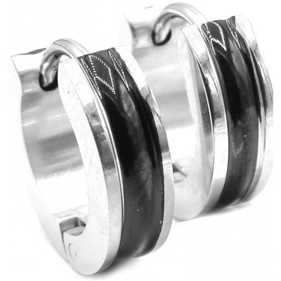 Steel Jewelry náušnice kroužky z chirurgické oceli NS220219 – Zboží Mobilmania