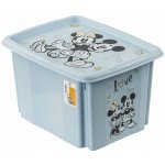 Keeeper Box Mickey Mouse love 30 l modrá – Zboží Mobilmania