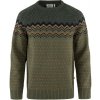 Pánský rolák Fjällräven svetr Övik Knit Sweater Laurel green-deep forest