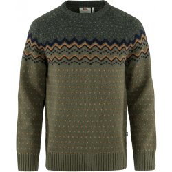 Fjällräven svetr Övik Knit Sweater Laurel green deep forest