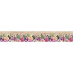 AG Design WB- 8240 Flóra a dřevo, samolepicí bordura, 0,14 x 5 m – Zboží Dáma