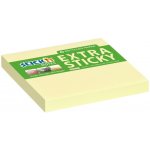Stick´n Samolepicí bločky Stick´n by Hopax Extra Sticky - 76 x 76 mm / 90 lístků / žlutá – Hledejceny.cz