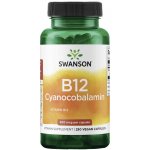 Swanson Vitamin B-12 Cyanocobalamin 500 mcg 250 kapslí – Hledejceny.cz