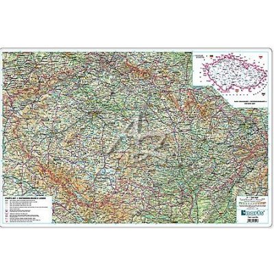 stolní psací podložka 670x440mm-MAPA ČR – Zboží Dáma