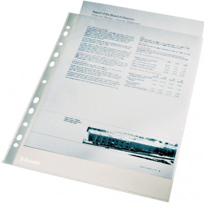 Esselte A4 105 mikronů transparentní 100 ks – Sleviste.cz