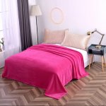 Homa Hřejivá Deka vhodná pro alergiky růžová Růžová 200x220 – Zboží Mobilmania