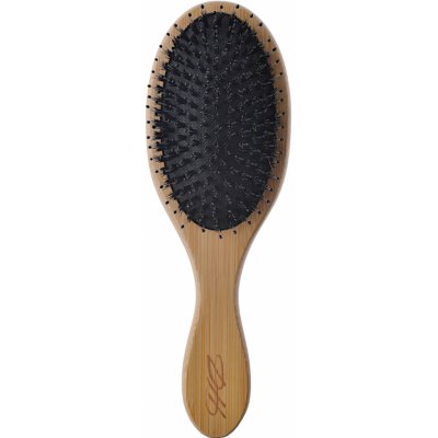 Sibel Decopad oválný dřevěný kartáč na vlasy s kančími a nylonovými  štětinami 22 x 7 cm (8470123) od 329 Kč - Heureka.cz