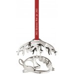 Georg Jensen Vánoční ozdoba Sleeping Deer Palladium 2023 sběratelská edice, stříbrná barva – Hledejceny.cz