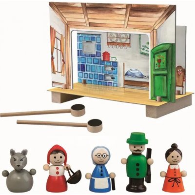 Detoa Divadlo magnetické Červená Karkulka – Zboží Dáma