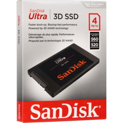 SanDisk Ultra 3D 4TB, SDSSDH3-4T00-G26