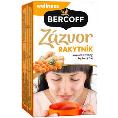 Bercoff Klember Wellness Zázvor & Rakytník aromatizovaný 20 x 2 g