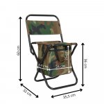 Skládací židle SPRINGOS EVERO CS0111 khaki – Zboží Dáma