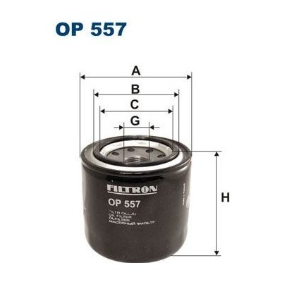 Olejový filtr FILTRON OP 557 | Zboží Auto