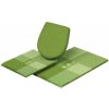 Koupelnová předložka Grund LineaDue MERKUR 2ks SET zelená 40x50cm bez výřezu+50x80cm