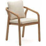 Kave Home Malaret zahradní židle přírodní/béžová 58 cm, 75 cm, 65 cm – Hledejceny.cz
