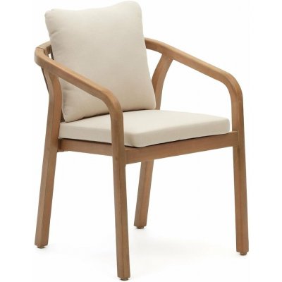 Kave Home Malaret zahradní židle přírodní/béžová 58 cm, 75 cm, 65 cm – Hledejceny.cz
