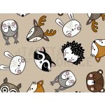 Gekkofix 4 Dětská samolepící tapeta Lesní zvířátka šířka 45 cm – Hledejceny.cz