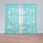 Záclony Barevné duhy: 2 ks - 150x250 cm - Sablio – Hledejceny.cz