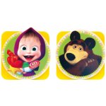 Bino Magnetky S klipem Máša a Medvěd dřevěné 2 ks – Sleviste.cz