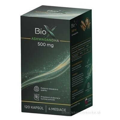 BioX Ashwagandha 500 mg 120 kapslí – Hledejceny.cz