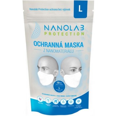 Nanolab protection ochranná Nano rouška L pro dospělé 10 ks – Hledejceny.cz