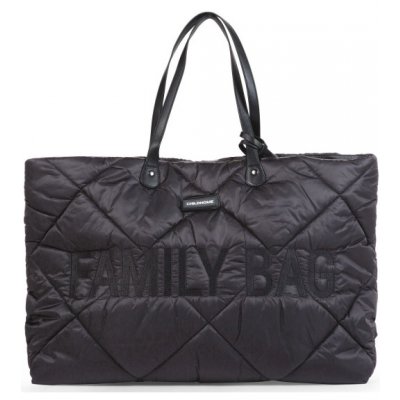 Childhome Cestovní taška Family Bag Puffered Black 55x40x18 cm – Zboží Dáma