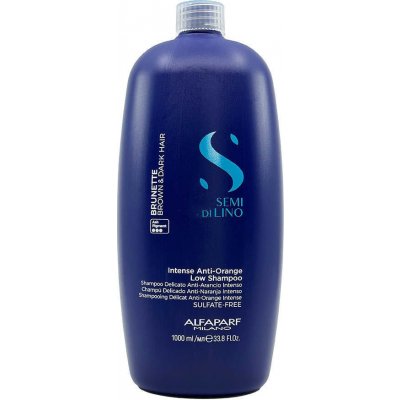 Alfaparf Milano Semi Di Lino Intense Anti-Orange Low Shampoo šampon pro hnědé vlasy proti oranžovým tónům 1000 ml – Hledejceny.cz