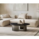 Delife Marvello 100x50 cm mramor černá zlatá kov černá vintage – Zboží Mobilmania