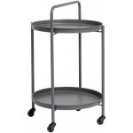 Bizzotto zahradní servírovací stolek Austin 45 cm Antracitový – Hledejceny.cz