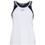 Head dívčí tílko Club 22 Tank top Girls white/dark blue – Sleviste.cz