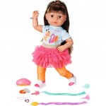 Zapf Creation BABY born Play & Style Starší sestřička brunetka 43 cm – Zboží Dáma