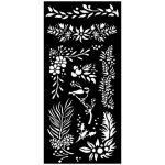 Stamperia Plastová šablona 12x25cm vánoční větvičky – Hledejceny.cz