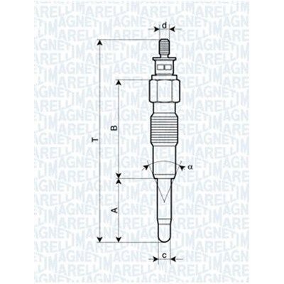Žhavící svíčka MAGNETI MARELLI 062900040304 – Hledejceny.cz