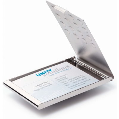 BUSINESS CARD BOX chromové – Zboží Živě