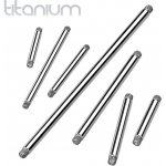Šperky4U náhradní tyčka titan závit TIT1208-1622 – Zboží Dáma